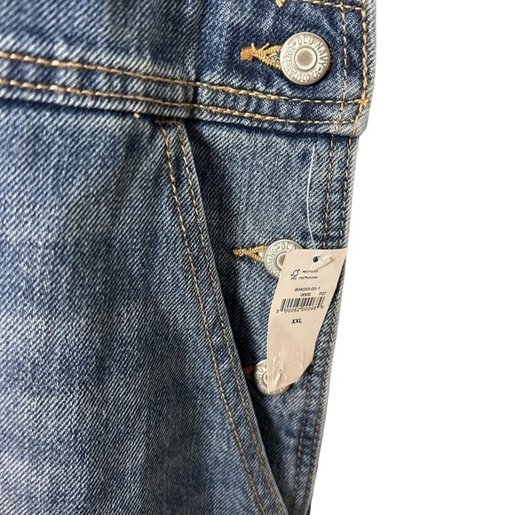 Old Navy Denim Overall Shorts XXL - Picture 7 of 16